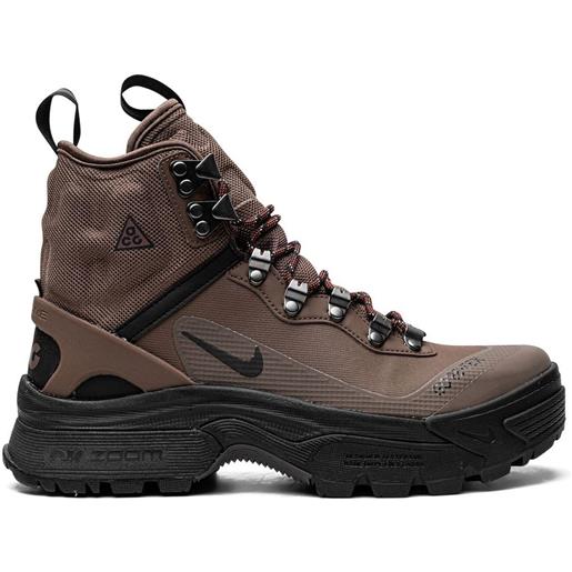 Nike sneakers acg zoom gaiadome trails end brown/black - marrone