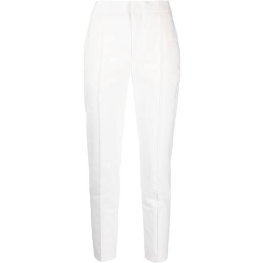 ISABEL MARANT pantaloni sartoriali crop - bianco