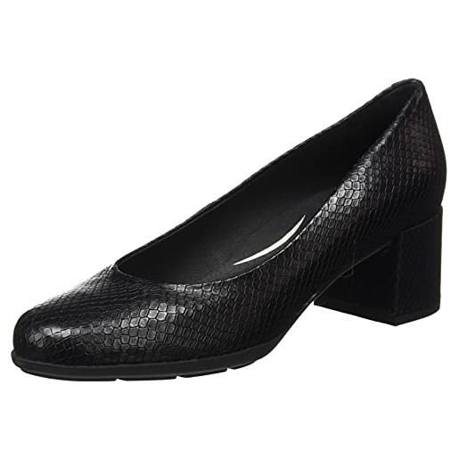 Geox d new annya mid a, scarpe donna, nero (black 085), 39.5 eu