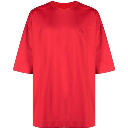 Juun.J t-shirt con stampa grafica - rosso
