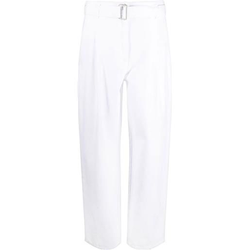 Philosophy Di Lorenzo Serafini pantaloni con cintura - bianco