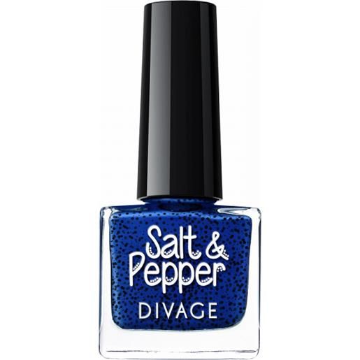 DIVAGE FASHION Srl divage salt & pepper smalto unghie effetto sale-pepe 15 night blue