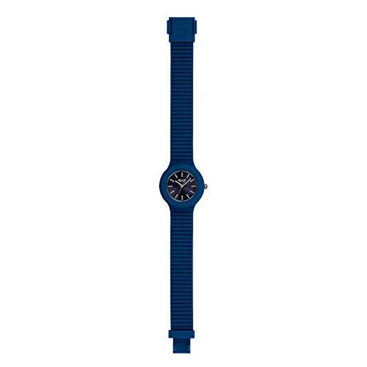 HIP HOP orologio donna starry quadrante mono-colore blu movimento solo tempo - 3h quarzo e cinturino silicone blu hwu1025