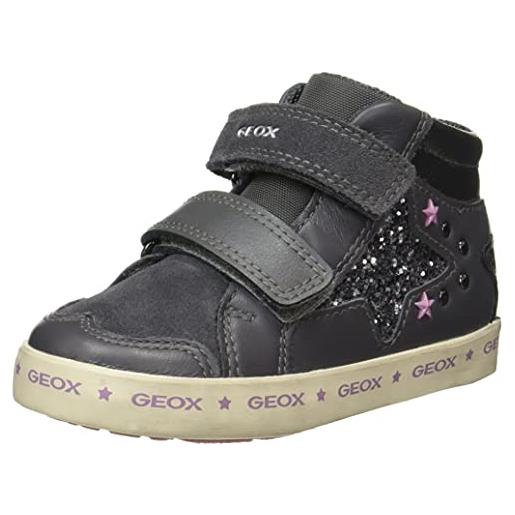 Geox b kilwi girl a, sneakers bambine e ragazze, nero (black), 22 eu