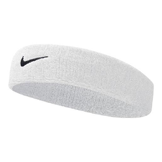 Nike 9381/3 swoosh headbands, stirnband donna, white/black, taglia unica