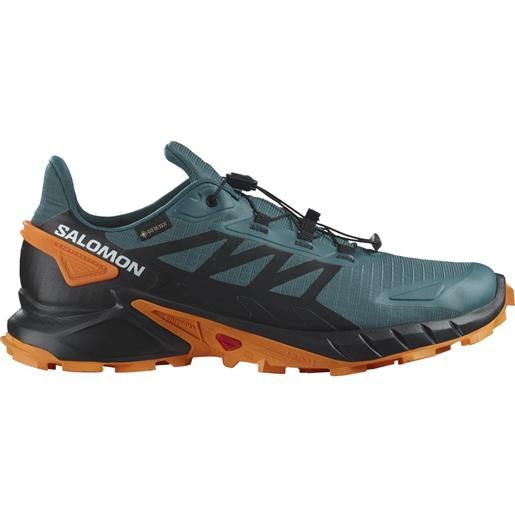 Salomon supercross 4 goretex trail running shoes blu eu 45 1/3 uomo