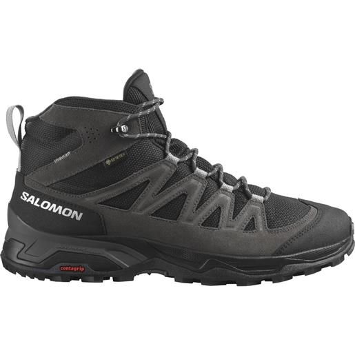 Salomon x-ward leather mid goretex hiking shoes grigio eu 44 2/3 uomo