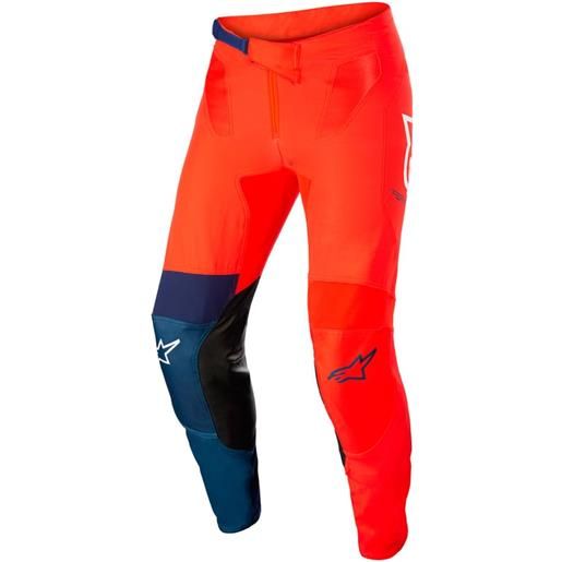 ALPINESTARS - pantaloni ALPINESTARS - pantaloni supertech blaze bright rosso / dark blue / bianco