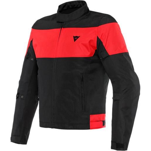 DAINESE - giacca elettrica air tex nero / nero / lava-rosso