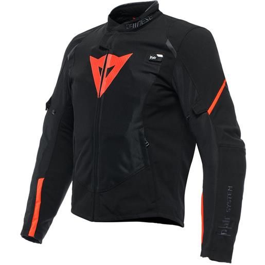 DAINESE - giacca DAINESE - giacca smart jacket ls sport nero / fluo-rosso