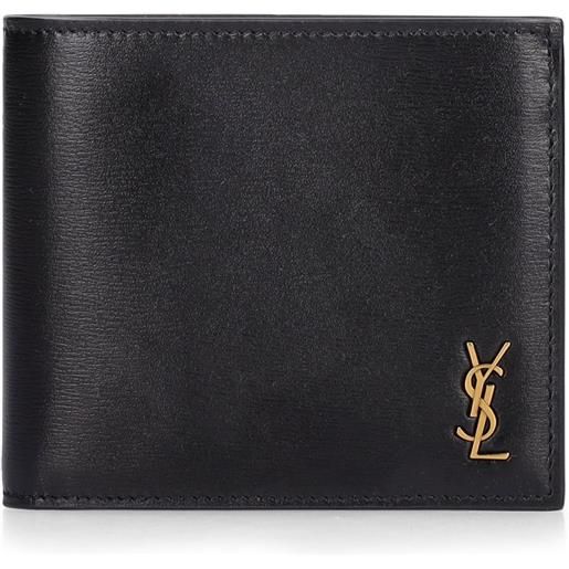 SAINT LAURENT portafoglio in pelle monogram con portamonete