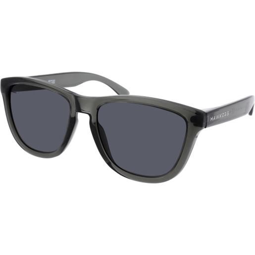 Hawkers crystal black dark one | occhiali da sole graduati o non graduati | prova online | unisex | plastica | quadrati | grigio | adrialenti