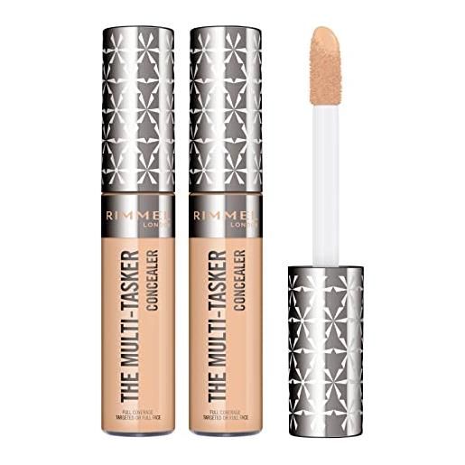 Rimmel London 2x Rimmel London the multi-tasker concealer correttore liquido 040 ivory - 2 correttori