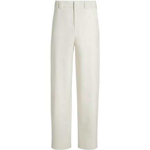 Zegna pantaloni dritti - bianco
