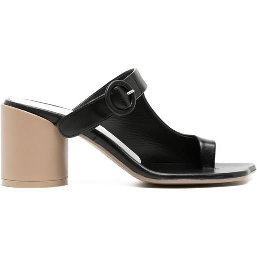 MM6 Maison Margiela sandali in stile mules 70mm - nero
