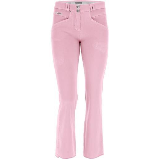 Freddy pantaloni push up wr. Up® 7/8 flare distressed in gabardine