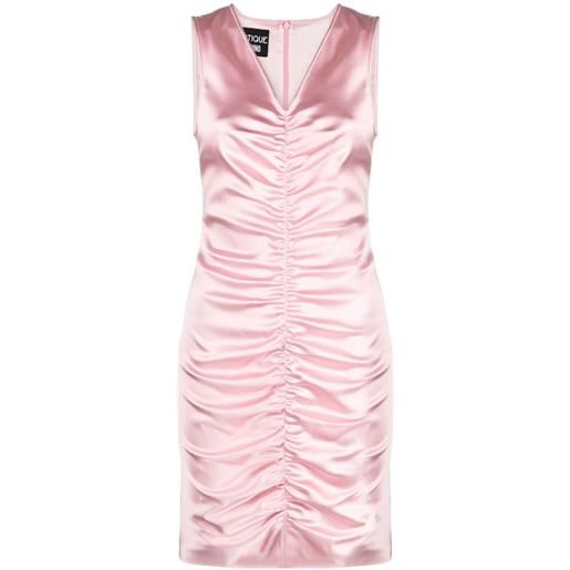 Boutique Moschino abito corto con scollo a v - rosa