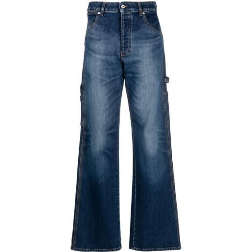 Heron Preston jeans a gamba ampia ex-ray carpenter - blu