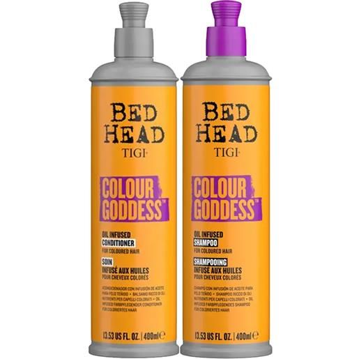 TIGI kit bed head ravviva colore colour goddes oil infused shampoo 400ml + conditioner 400ml