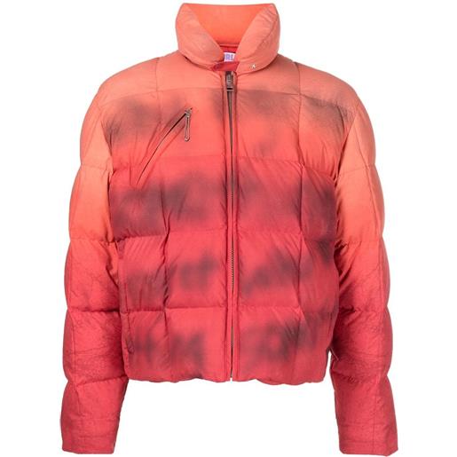 ERL giacca imbottita con effetto sfumato - arancione