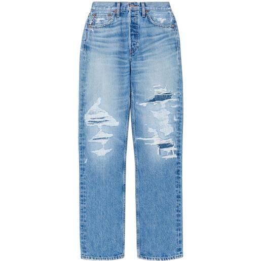 RE/DONE jeans a vita alta - blu