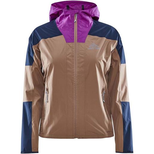Craft pro trail hydro jacket marrone xs donna