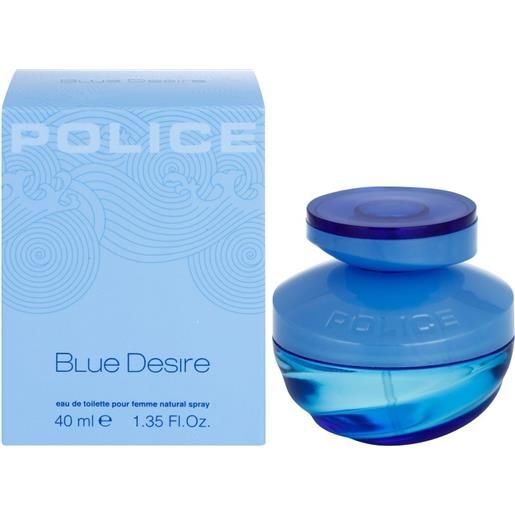 Police blue. Desire edt 40ml