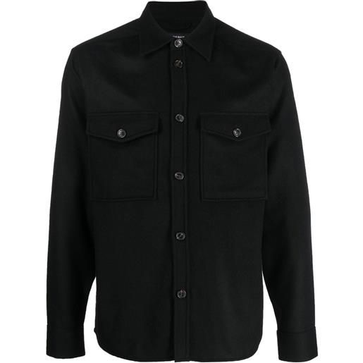 J.Lindeberg giacca-camicia silas - nero