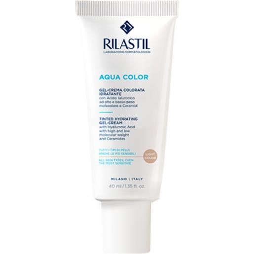 Rilastil aqua color gel crema colorata idratante tonalità medium 40ml