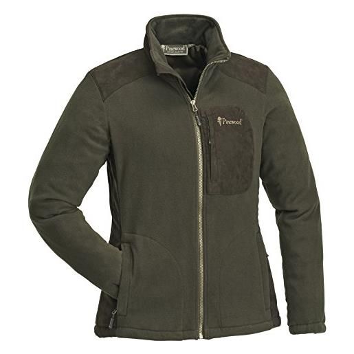 Pinewood donna wild mark membrana fleece giacca, donna, 3066-242, braun/wildlederbraun, s