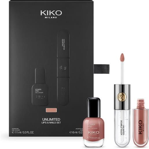 KIKO unlimited lips & nails set - 01 universal rose