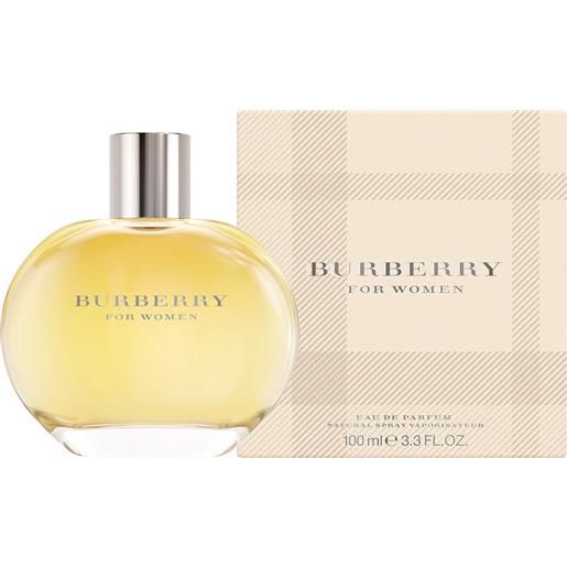 Burberry classic for women eau de parfum 100 ml