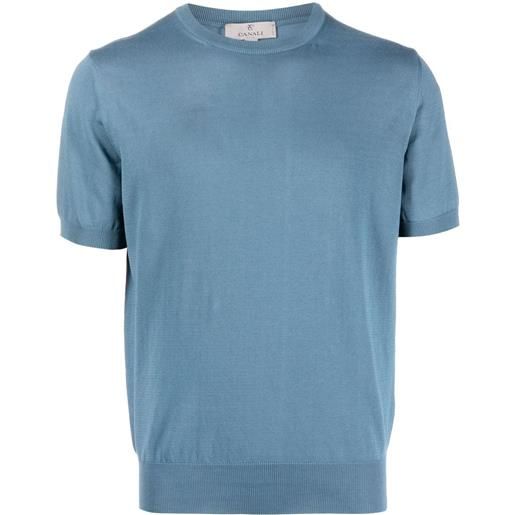Canali t-shirt girocollo - blu