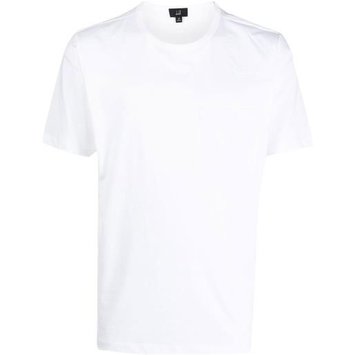 Dunhill t-shirt con taschino - bianco