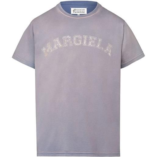 Maison Margiela t-shirt con stampa - viola