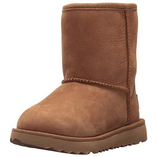 UGG classic weather short, stivali classici, unisex - bambini e ragazzi, marrone (chestnut), 31 eu