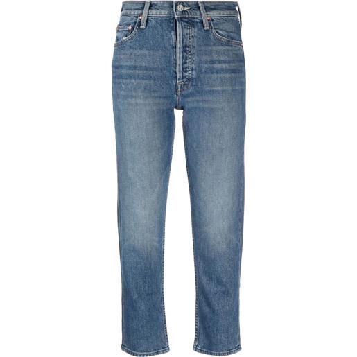 MOTHER jeans crop the tomcat - blu