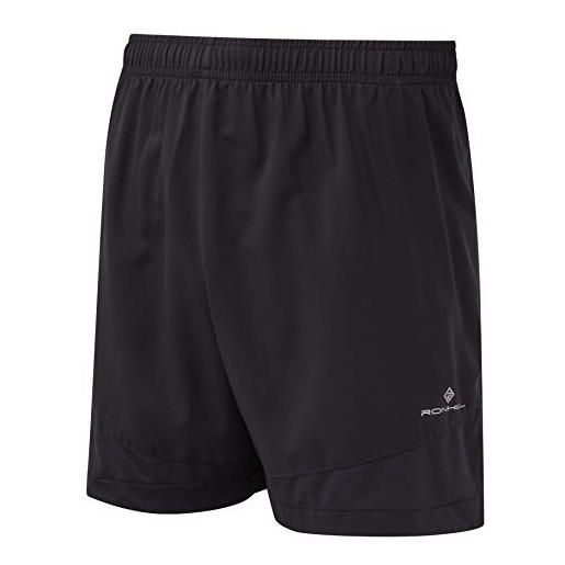 Ronhill life - pantaloncini corti da uomo, 12,7 cm, uomo, pantaloncini, rh-005217, tutto nero, s
