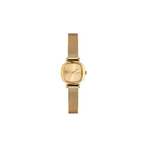 KOMONO moneypenny royale gold women's japanese quartz analogue watch with stainless steel 304l strap