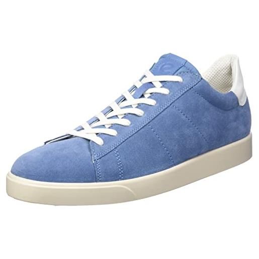 ECCO street lite m shoe, sneaker uomo, retro blue retro blue white, 41 eu stretta
