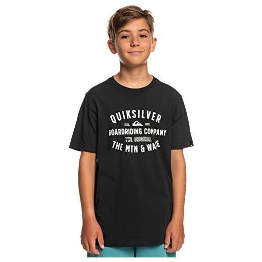 Quiksilver qs surf lockup maglietta da ragazzo 8-16 nero