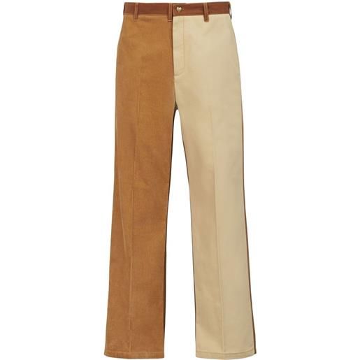 Marni pantaloni con inserti color-block Marni x carhartt - toni neutri