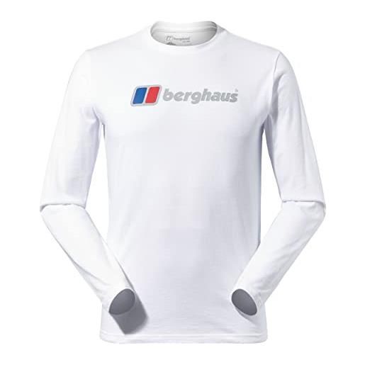 Berghaus maglietta a maniche lunghe con logo classico biologico