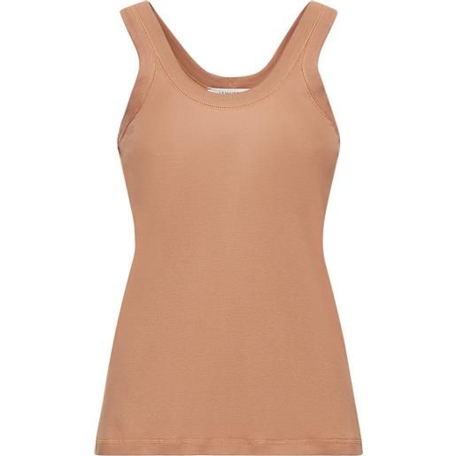 LEMAIRE tank top in jersey di cotone a costine