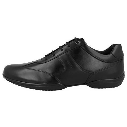 Geox uomo city a, scarpe uomo, nero (black), 39 eu