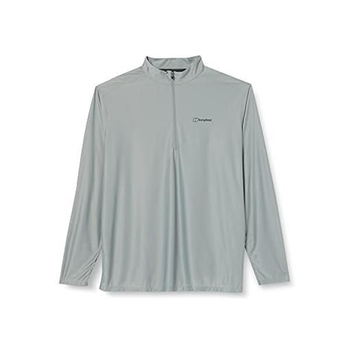 Berghaus maglietta da uomo 24/7 mezza zip a maniche lunghe tech baselayer