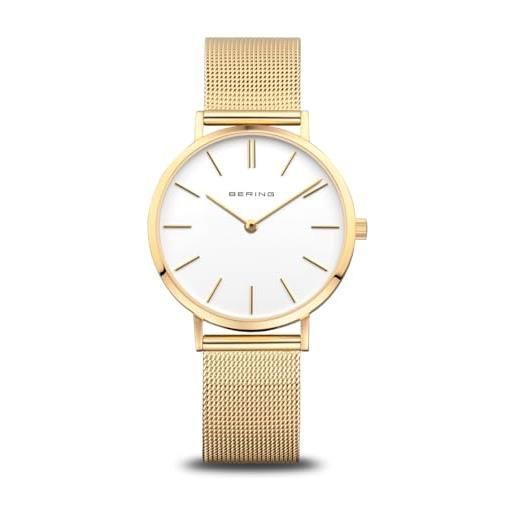BERING donna analogico quarzo classic orologio con cinturino in acciaio inossidabile cinturino e vetro zaffiro 14134-331