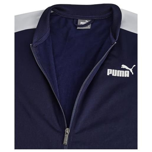 PUMA tuta da baseball tricot, pista uomo, peaccoat, xl