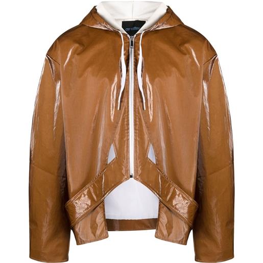 AV Vattev giacca con zip - marrone