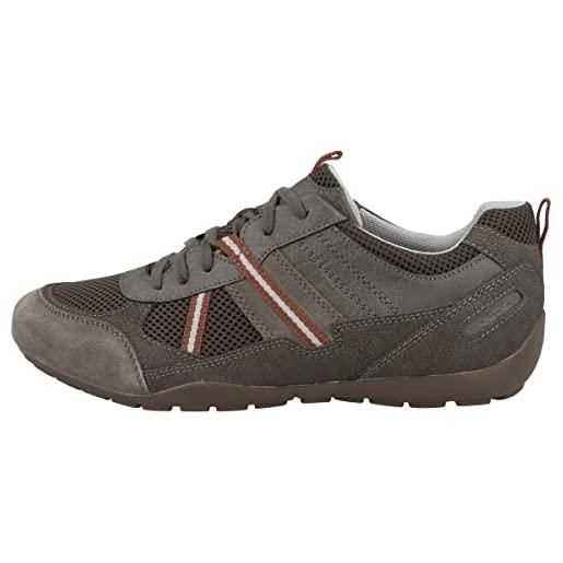 Geox u ravex, scarpe da ginnastica uomo, grigio (grey 01), 45 eu